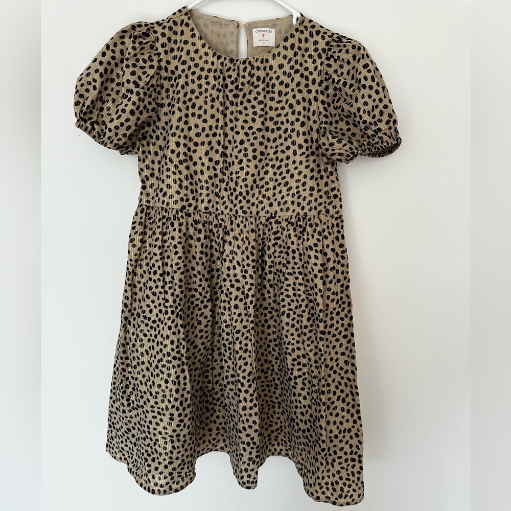 J crew Crewcuts animal print dress 10